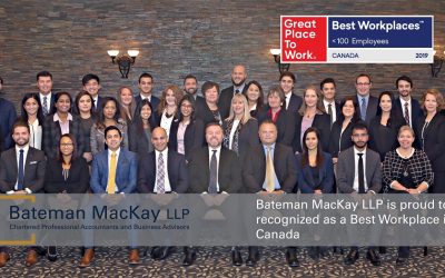 Bateman MacKay LLP Recognized as a Best Workplace in Canada